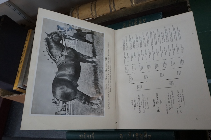 Biddell, Herman - The Suffolk Stud Book; a history and register of the county breed of cart horses ... to which are added tables of winners, pedigree charts, sales, &c. Collected, compiled (etc.) for the Suffolk Stud Boo